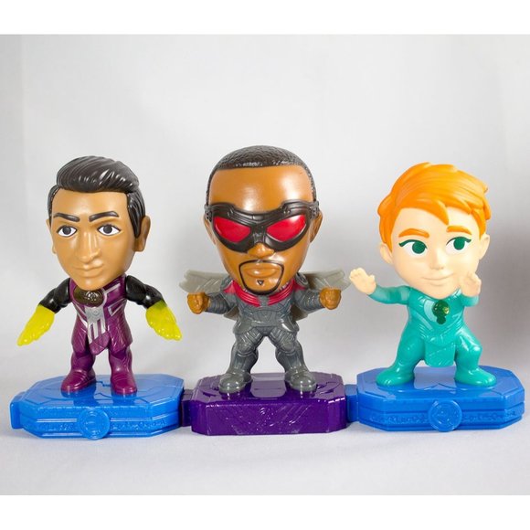 Marvel Eternals McDonald's Happy Meal Toys 2021 Lot of 8 - Picture 2 of 11